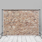 Lofaris Old Red Weathered Brick Wall Photoshoot Backdrop